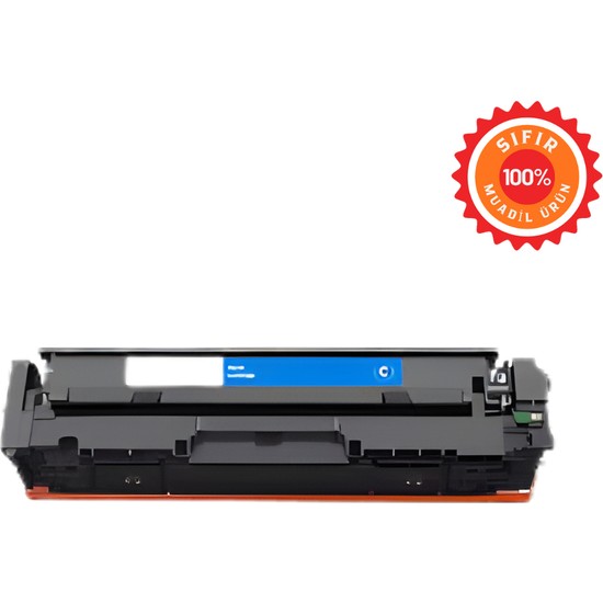 DRL  Hp Uyumlu 201A / 201A Mavi Muadil Toner (CF401A/CRG045) - Canon 045 / 045H Mavi I-Sensys Uyumlu