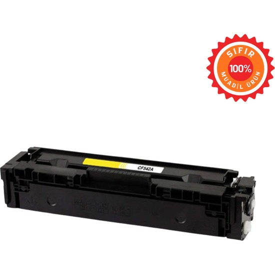 DRL  Hp Uyumlu 203A / 203A Sarı Muadil Toner (CF542A/CRG054/CRG067) - Canon 054 / 054H Sarı I-Sensys Uyumlu