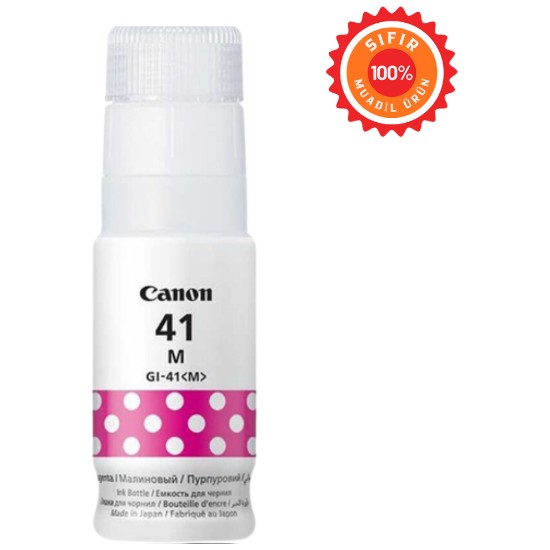 Drl Canon Gı-41 M Uyumlu Muadil Kırmızı (Magenta) Mürekkep - 70ML Dye - G2420 G3420 G3460 G2470 G3470 Modellerine Tam Uyum