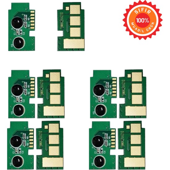 Drl Samsung MLT-D101S Uyumlu Toner Çipi 5 Adet - ML-2160 2165 SCX-3400 3405 M2020 Serisi 5'li Chip Seti